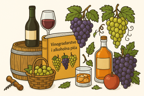 knjige o vinogradarstvu i alkoholnim pićima