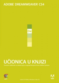 Adobe Dreamweaver CS4 Učionica u knjizi + CD