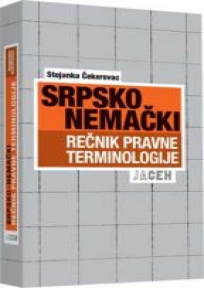 Srpsko - nemački rečnik pravne terminologije