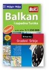 Atlas Balkan i zap. Turske i CD Gradovi Srbije