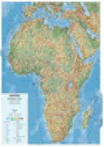 Zidna školska karta -Afrika