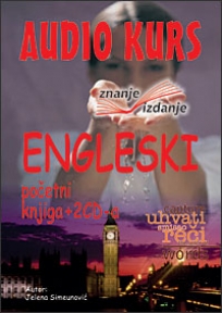 Engleski jezik, knjiga + 2 audio CD-a, početni