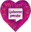 Ljubavne poruke, knjiga u obliku srca Ljubavne poruke, knjiga u obliku srca