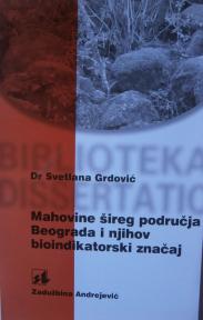 Mahovine šireg područja Beograda i njihov bioindikatorski značaj