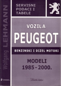 Vozila Peugeot sa benzinskim i dizel motorom (modeli 1985. - 2000.)
