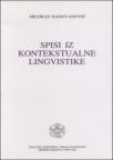 Spisi iz kontekstualne lingvistike Spisi iz kontekstualne lingvistike
