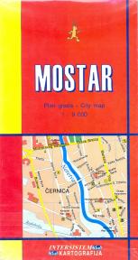 Mostar - plan grada
