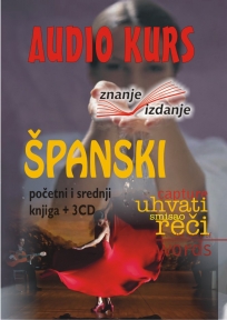 Španski jezik, knjiga + 3 audio CD-a, početni i srednji