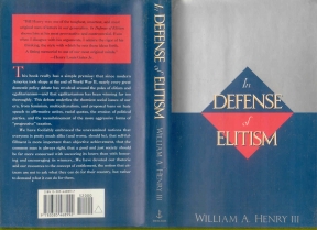 In defense of elitism