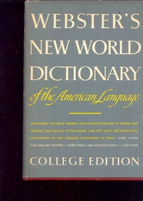 WEBSTER`S NEW WORL DICTIONARY -COLLEGE EDITION
