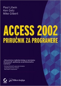 Access 2002 za programere  (+ CD)
