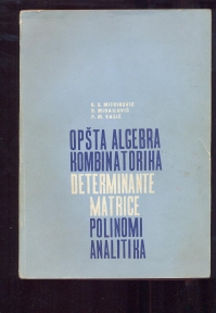 Opšta algebra kombinatorika, determinante