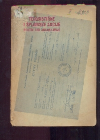 Terorističke i špijunske akcije protiv FNRJ