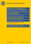 Uslovi ugovaranja za elektro i mašinske radove  - ŽUTA KNjIGA