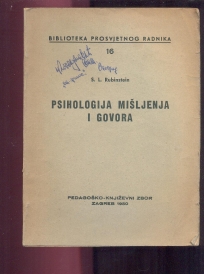 Psihologija mišljenja i govora