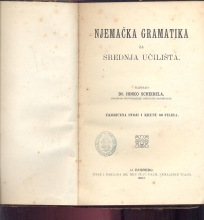 Njemačka gramatika za srednja sveučilišta  1907g