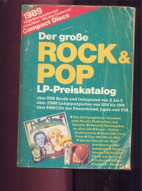 Rock Pop LP Gram.Ploče Cenovnik 1989g -37000 naslova
