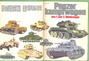 Panzer Kampfwagen des 1. und 2. Weltkrieges