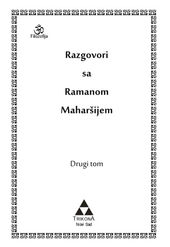 Razgovori sa Ramanom Maharšijem II tom