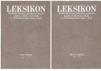 Leksikon NOBa i revolucije u Jugoslaviji 1941-1945 knjige 1 - 2 