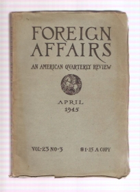 Foreign Affairs  april 1945 