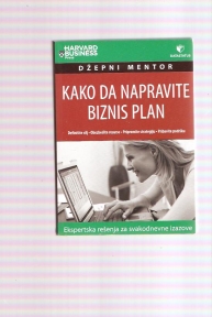 Kako da napravite biznis plan Harvard Business Press 