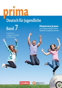 Prima 7, nemački jezik za 3. razred srednje škole, udžbenik sa radnom sveskom