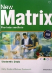 New Matrix Pre-intermediate, udžbenik za 1. i 2. razred srednje škole ENGLISH BOOK