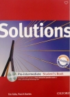 Solutions Pre-intermediate, udžbenik za 1. i 2. razred srednje škole ENGLISH BOOK