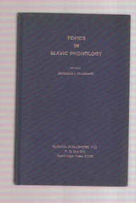 Topics in slavic phonology