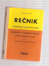 Rečnik moderne elektronike englesko-srpski 