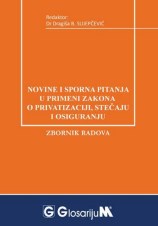 Novine i sporna pitanja u primeni Zakona o privatizaciji, stečaju i osiguranju / 2015