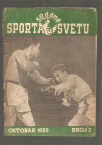 30 dana Sport u svetu oktobar 1950 