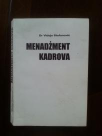 Menadzment kadrova dr. Vidoje Stefanovic