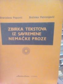 ZBIRKA TEKSTOVA IZ SAVREMENE NEMACKE PROZE