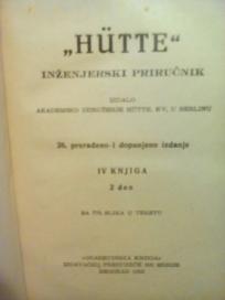 HUTTE   INZENJERSKI PRIRUCNIK  II