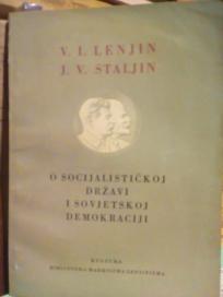 O SOCIJALISTICKOJ DRZAVI I SOVJETSKOJ DEMOKRACIJI