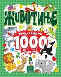 Životinje - Knjiga sa više od 1000 nalepnica