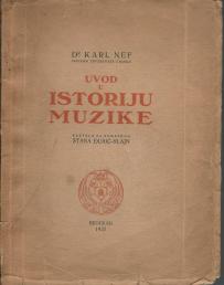 Uvod u istoriju muzike 