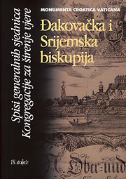 Đakovačka i Srijemska biskupija,Spisi generalnih sjednica Kongregacije za širenje vjere