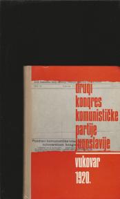 Drugi Kongres KPJ Vukovar 1920  Materijali sa simpozija 