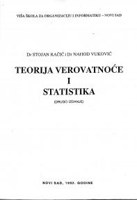 TEORIJA VEROVATNOĆE I STATISTIKA