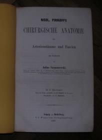 Chirurgische anatomie der arterienstämme und fascien  