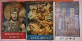 Цар Душан историјски роман из XIV века у три књиге 