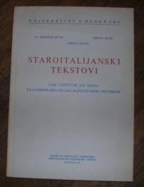 Staroitalijanski tekstovi 				