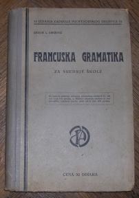 Francuska gramatika za srednje škole 	