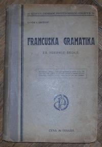 Francuska gramatika za srednje škole 	