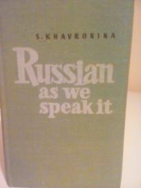 RUSSIAN AS WE SPEAKIT