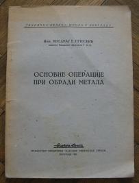 Osnovne operacije pri obradi metala 	