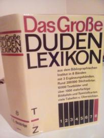 DUDEN LEXIKON - 8